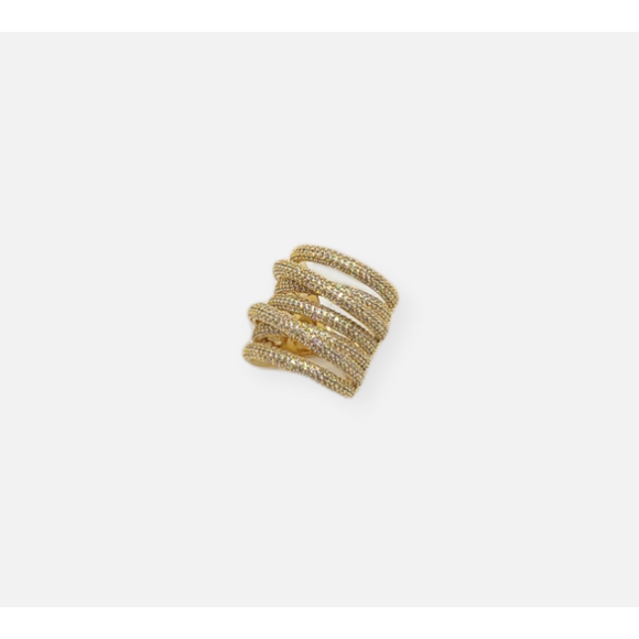 Gold Grand Twisted Ring